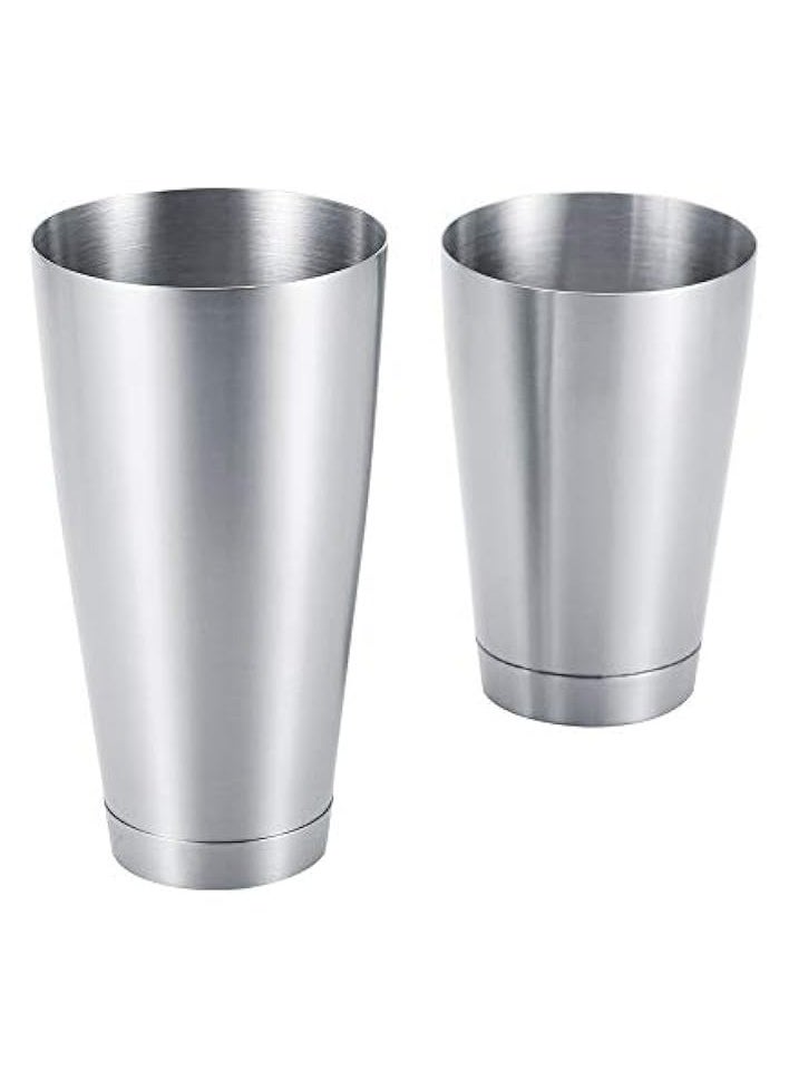 Cocktail Shaker Set, Cocktail Mixer, Boston Shaker, Household Bar Stainless Steel Bar Equipment Party(Stainless steel primary color)