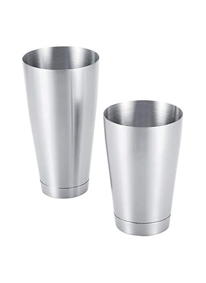 Cocktail Shaker Set, Cocktail Mixer, Boston Shaker, Household Bar Stainless Steel Bar Equipment Party(Stainless steel primary color)