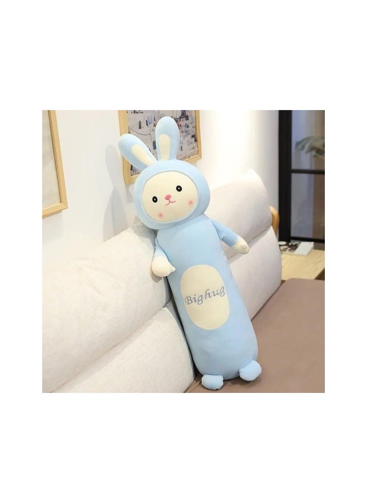 Beautiful unicorn bear pig rabbit monkey plush long pillow sofa cushion stuffed animal B Colour:Black