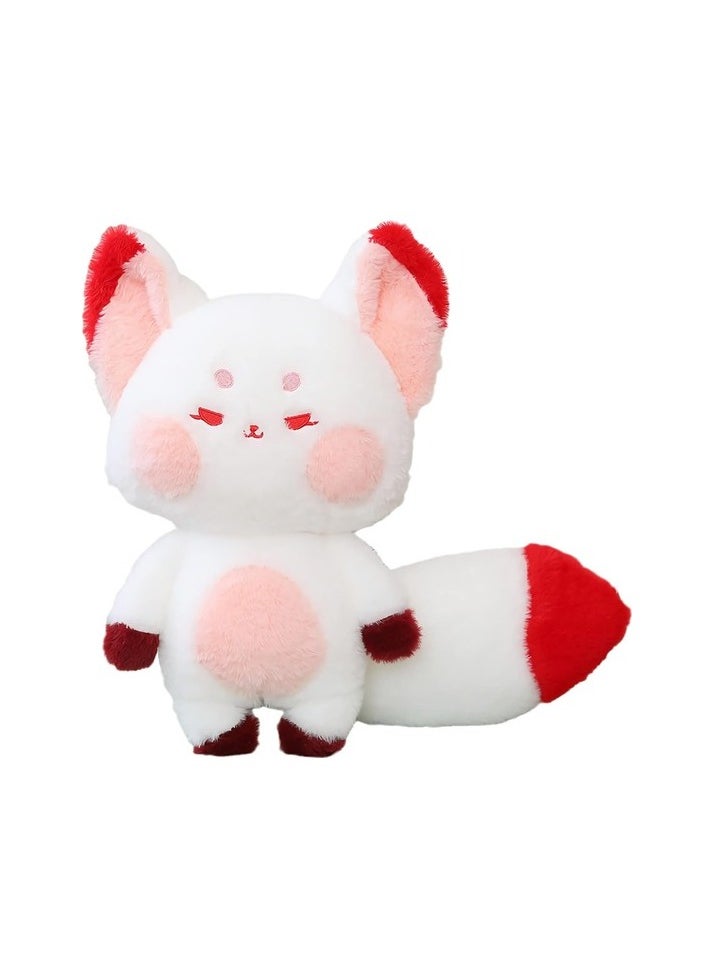 Kawaii Fox Filled Animals Plush Pillow, Large Cake Fox Plush Toys, Children Color / Character:Colourful