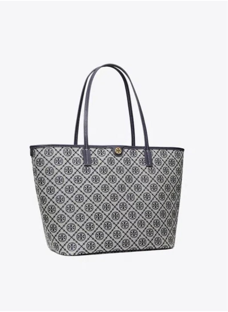 Tory Burch T Monogram Classic Print Tote Bag Shopping Bag Shoulder Bag