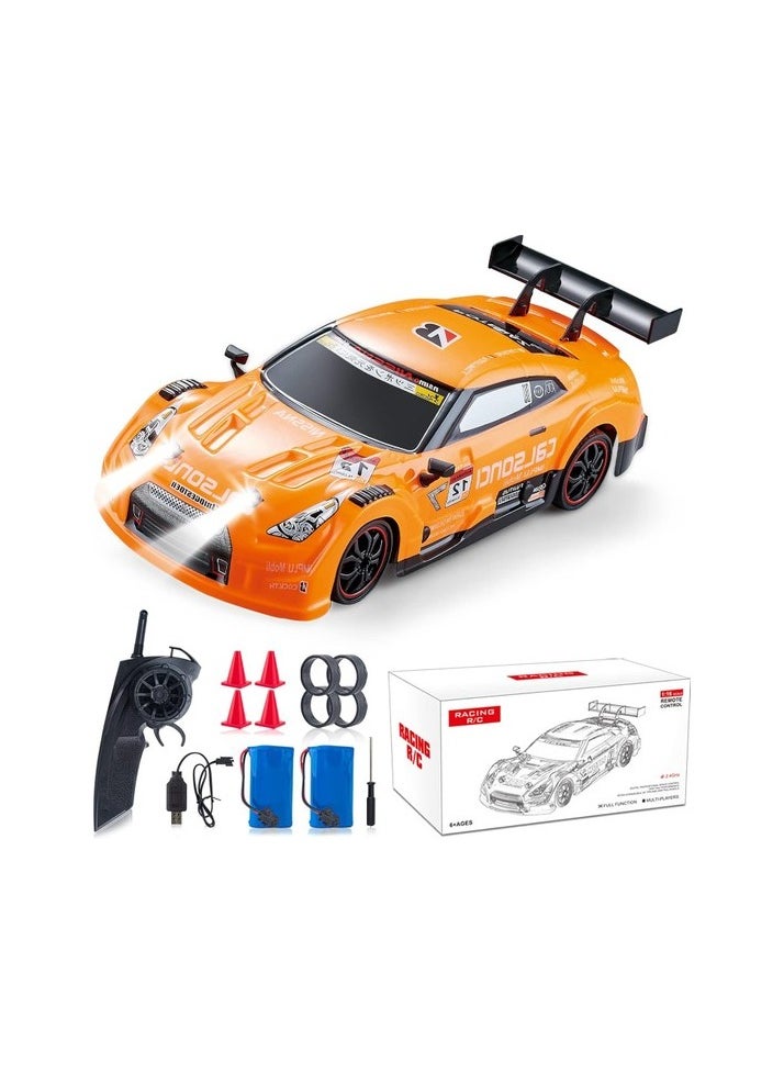 Remote Control Car RC Drift Car 1:16 Scale 4WD RC Car LED lights 2.4 GHz 28 k Colour:Black Color / Character:Toy plush