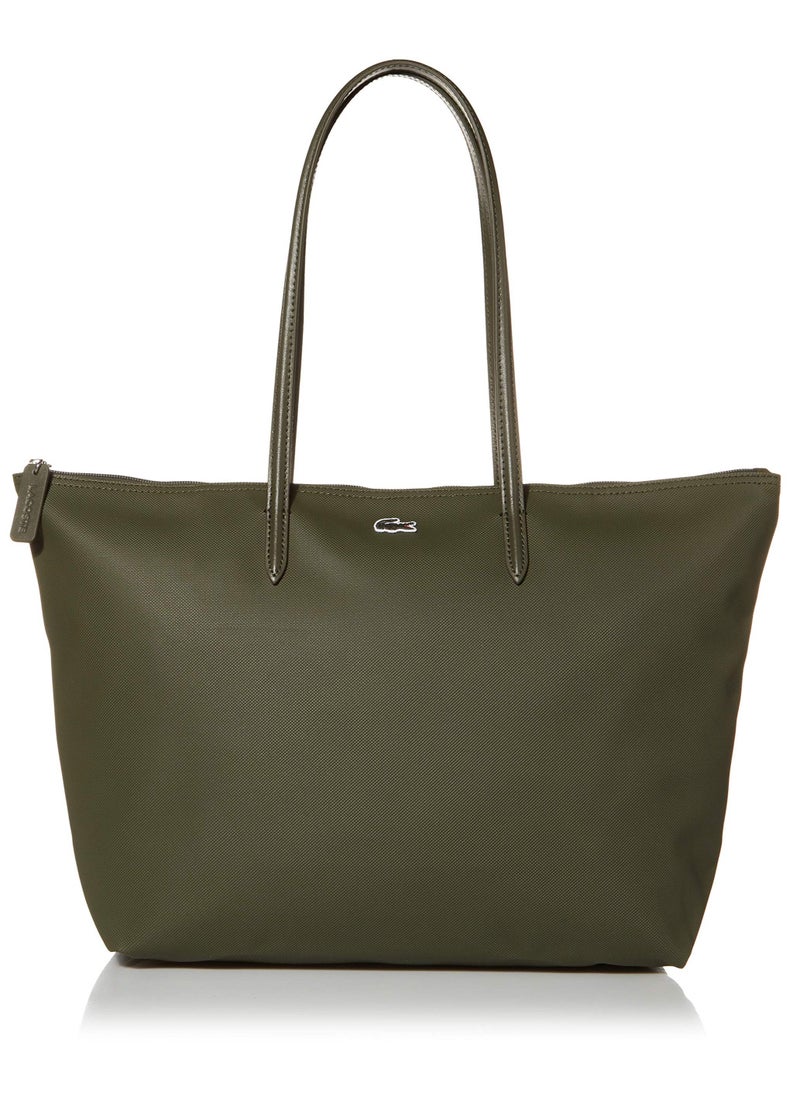 Lacoste Large Shoulder Bag for Women Army Green Tote bags for Women Crossbody Bag