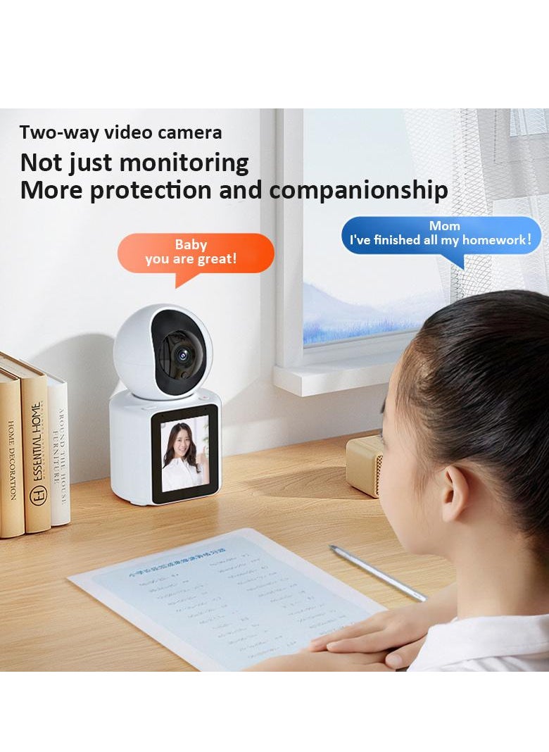 Home Security Indoor Security Camera 1080P Full HD Wifi Video Calling Camera HD Display And Two-Way Video Calling Human/Pet For Baby/Pet Camera/Home Security/CCTV Camera C30