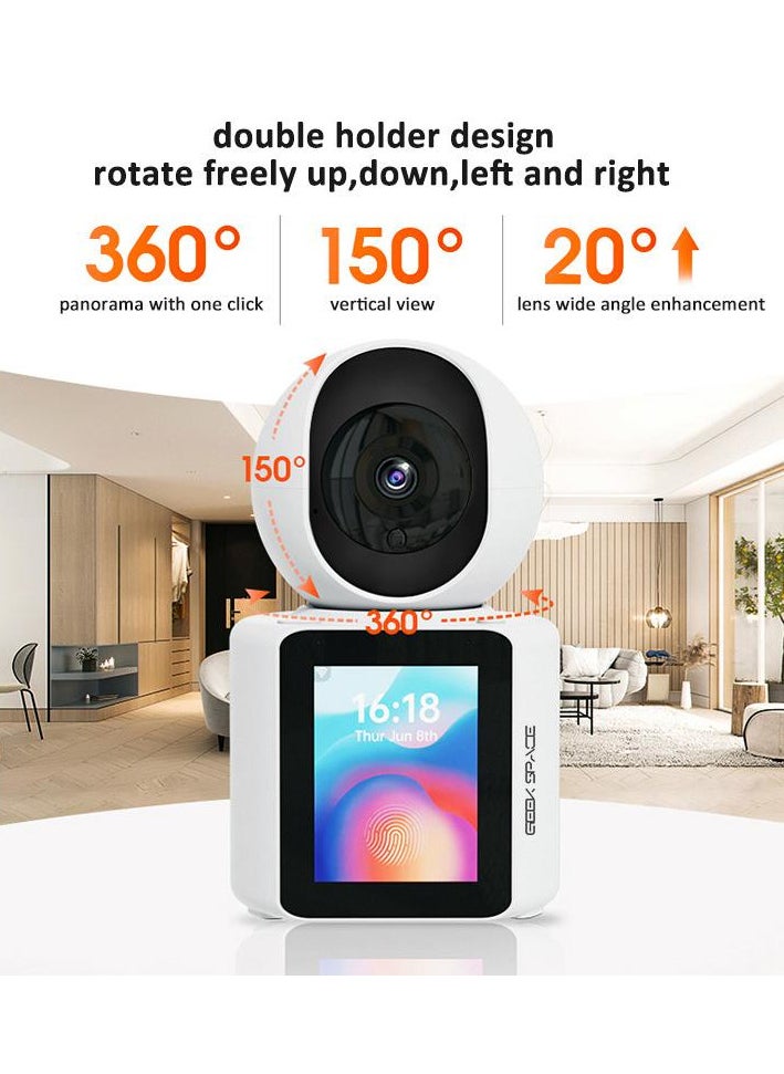 Home Security Indoor Security Camera 1080P Full HD Wifi Video Calling Camera HD Display And Two-Way Video Calling Human/Pet For Baby/Pet Camera/Home Security/CCTV Camera C30