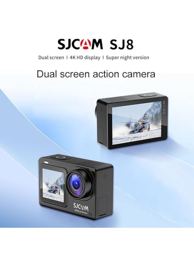 SJCAM SJ8 Dual Screen Action Camera 4K 30FPS 12MP Waterproof WiFi Night Vision 2.33 inch Touch Screen Sports Cameras