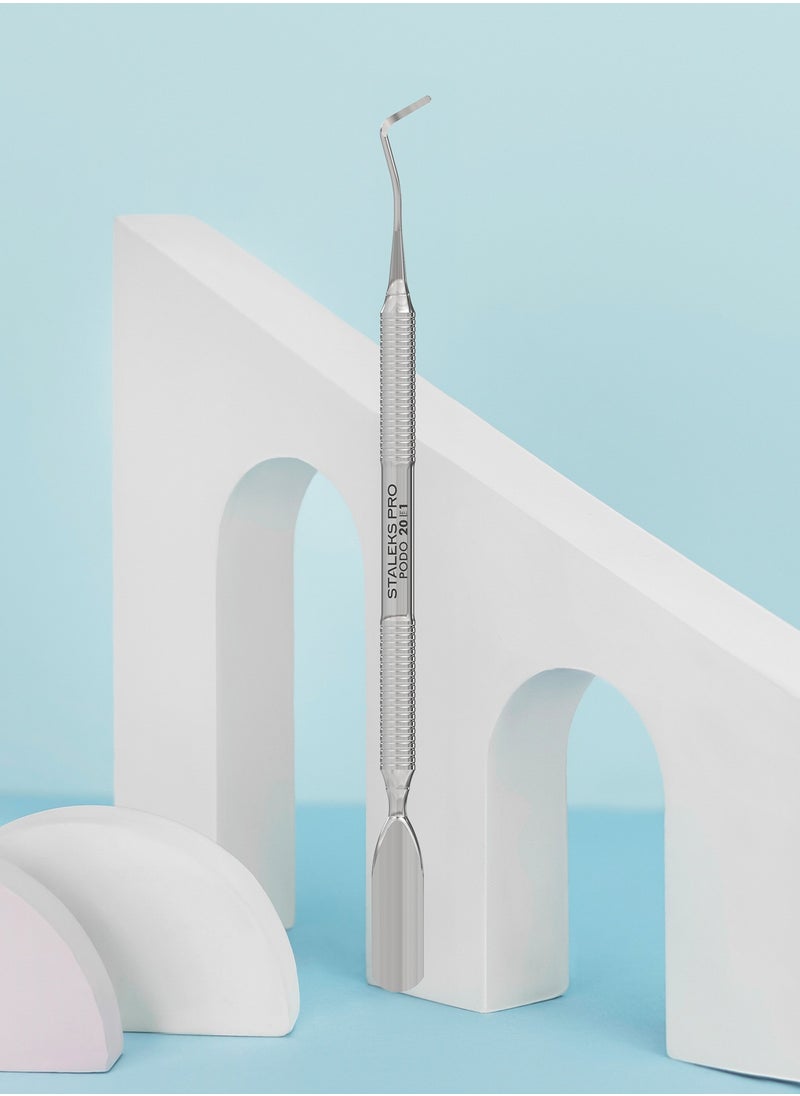 Podology curette - PODO 20 | TYPE 1 (curette and rounded wide pusher)