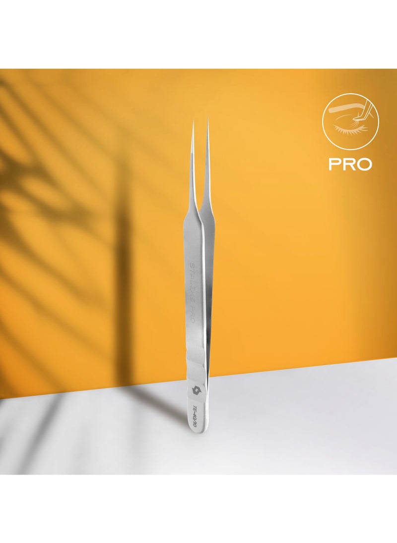 Professional eyelash tweezers - EXPERT 40 | TYPE 10 (straight)