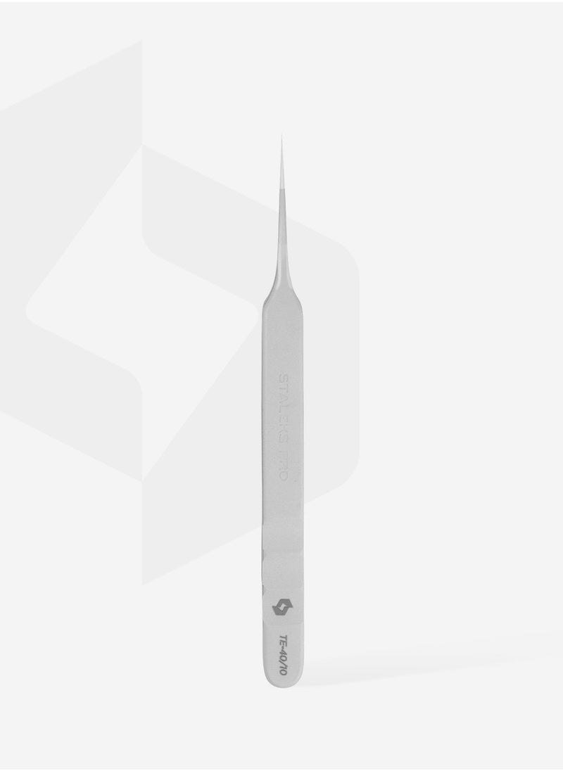 Professional eyelash tweezers - EXPERT 40 | TYPE 10 (straight)