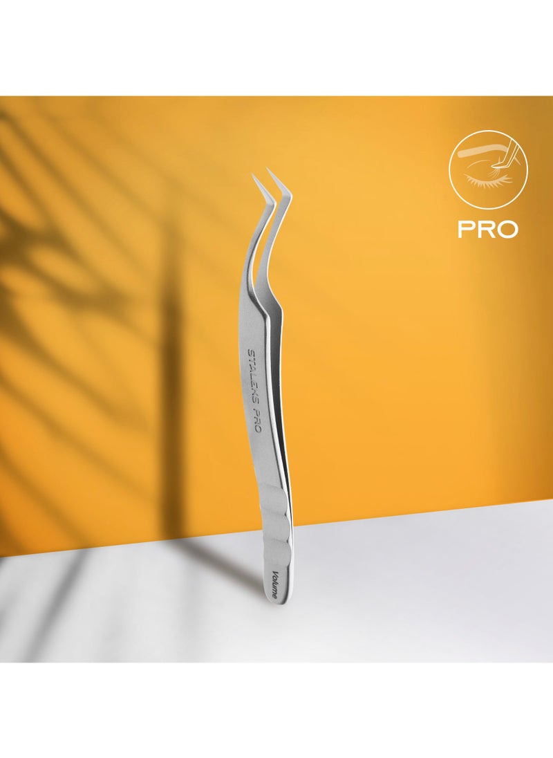 Professional eyelash tweezers - EXPERT 41 | TYPE 2 (L-shaped, 40′)