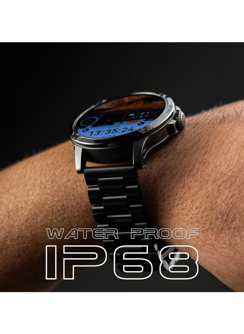 Maxwell MW Alpha Smart Watch, 40 Days Standby Time - Black