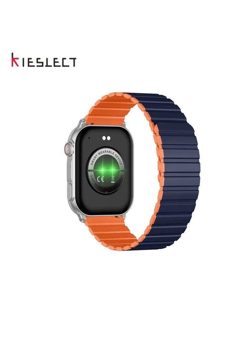 Kieslect Calling Watch Ks Pro with extra black strap in box - silver