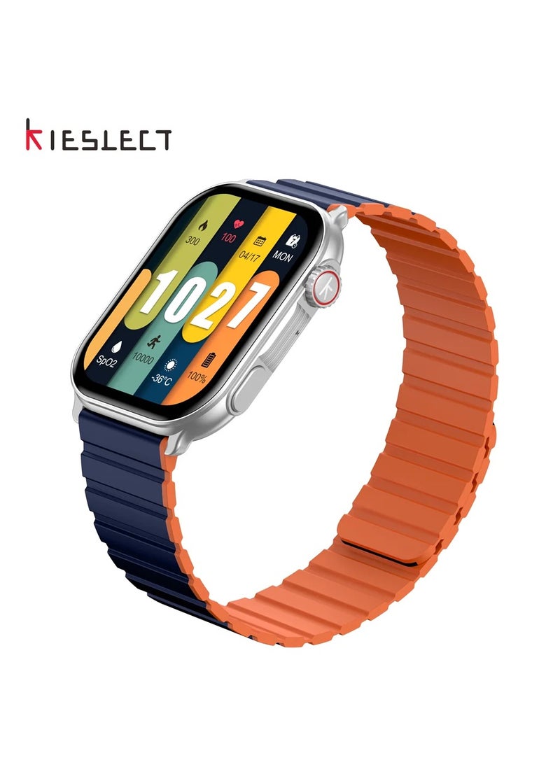Kieslect Calling Watch Ks Pro with extra black strap in box - silver