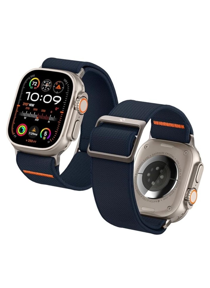 Lite Fit Ultra Band designed for Apple Watch Band for Apple Watch Ultra 2   Ultra (49mm  Series 9/8/7 (45mm  Series SE2/6/SE/5/4 (44mm) and Series 3/2/1 (42mm) Nylon Solo Loop