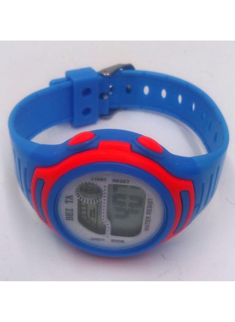 Children Colourful Kids Digital  Watches, Set of 10, Mixed Colours