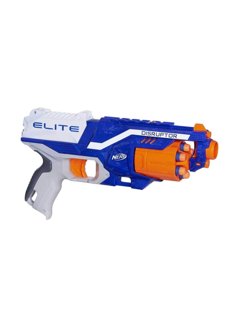 Nerf Disruptor Elite Toy Blaster 6 Dart Rotating Drum Includes 6 Official Nerf Elite Darts