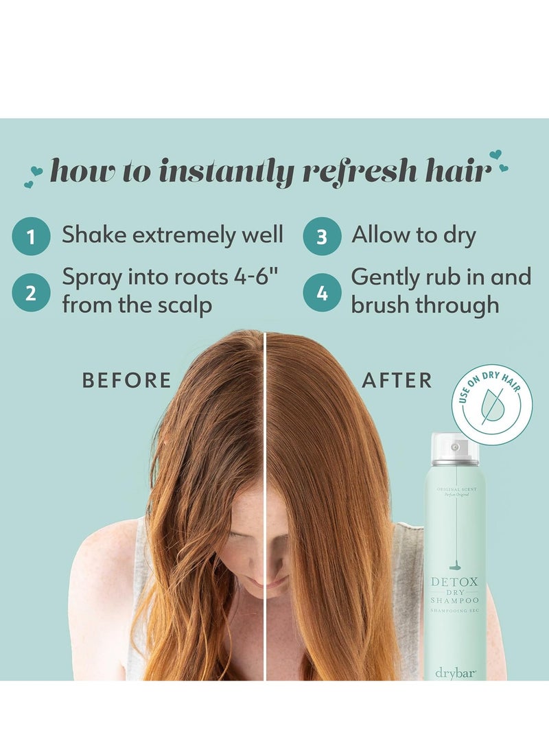 Drybar Detox Dry Shampoo | Absorbs Excess Oil, Leaves Hair Looking and Feeling Clean & Refreshed with Extra Volume, All Hair Types