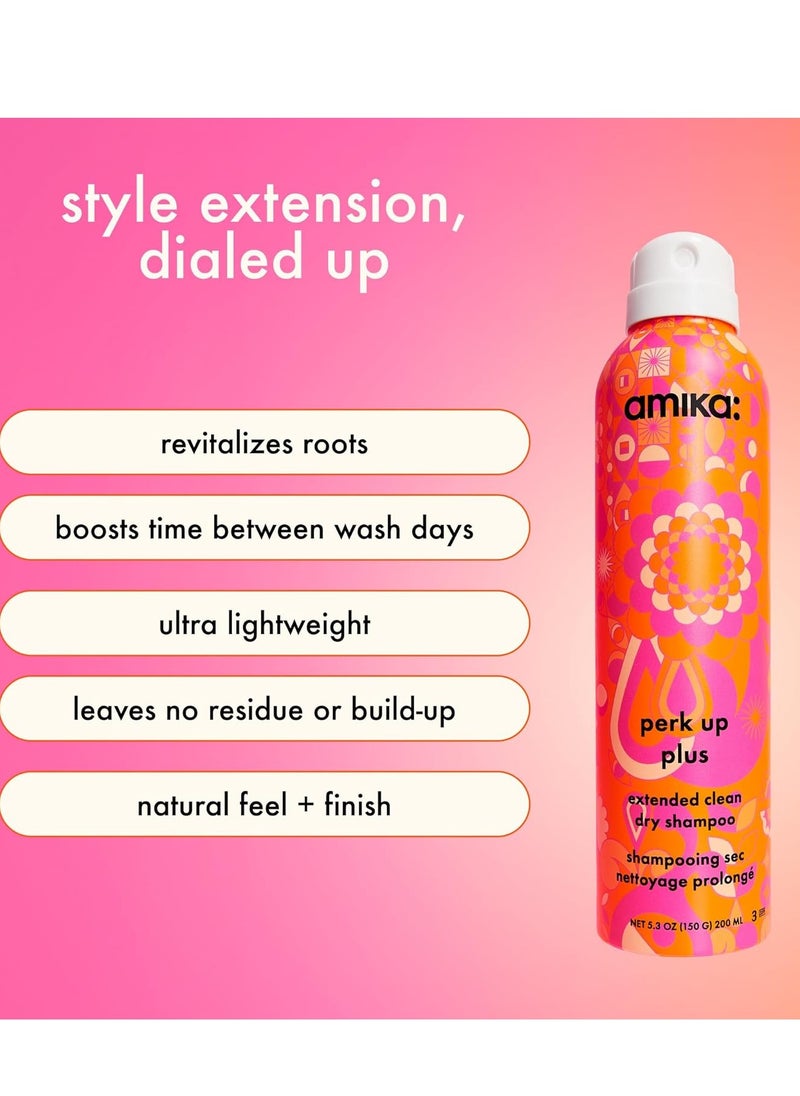 amika perk up plus extended clean dry shampoo