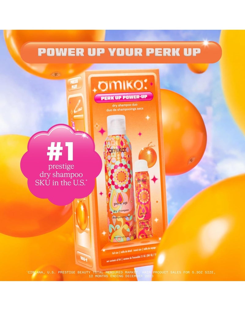 amika perk up power-up: dry shampoo duo