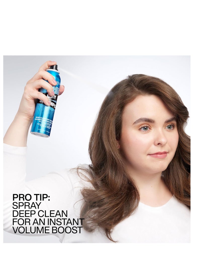 Redken Deep Clean Dry Shampoo | Instantly Refreshes Hair & Absorbs Oil In Between Washes | No Buildup or Residue | For All Hair Types, For Dark or Light Hair