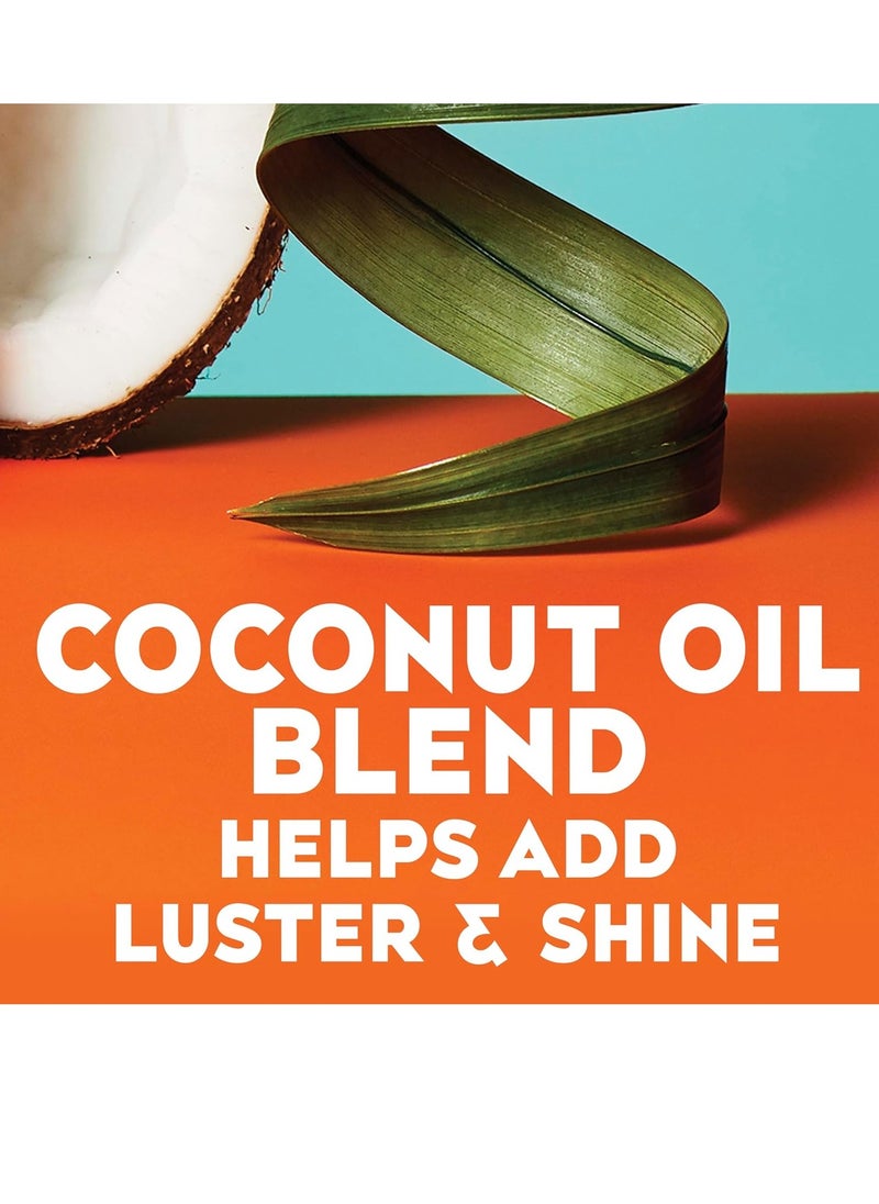 OGX Quenching + Coconut Curls Frizz-Defying Styling Milk, Nourishing Leave-In Hair Treatment with Coconut, Citrus Oil & Honey, Paraben-Free and Sulfated-Surfactants Free, 6 fl oz