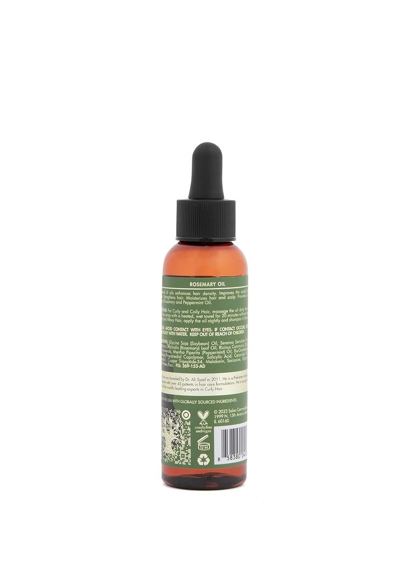 As I Am Rosemary Oil For Hair Growth - 2 oz - with Melatonin & Biotin - Vegan & Cruelty Free