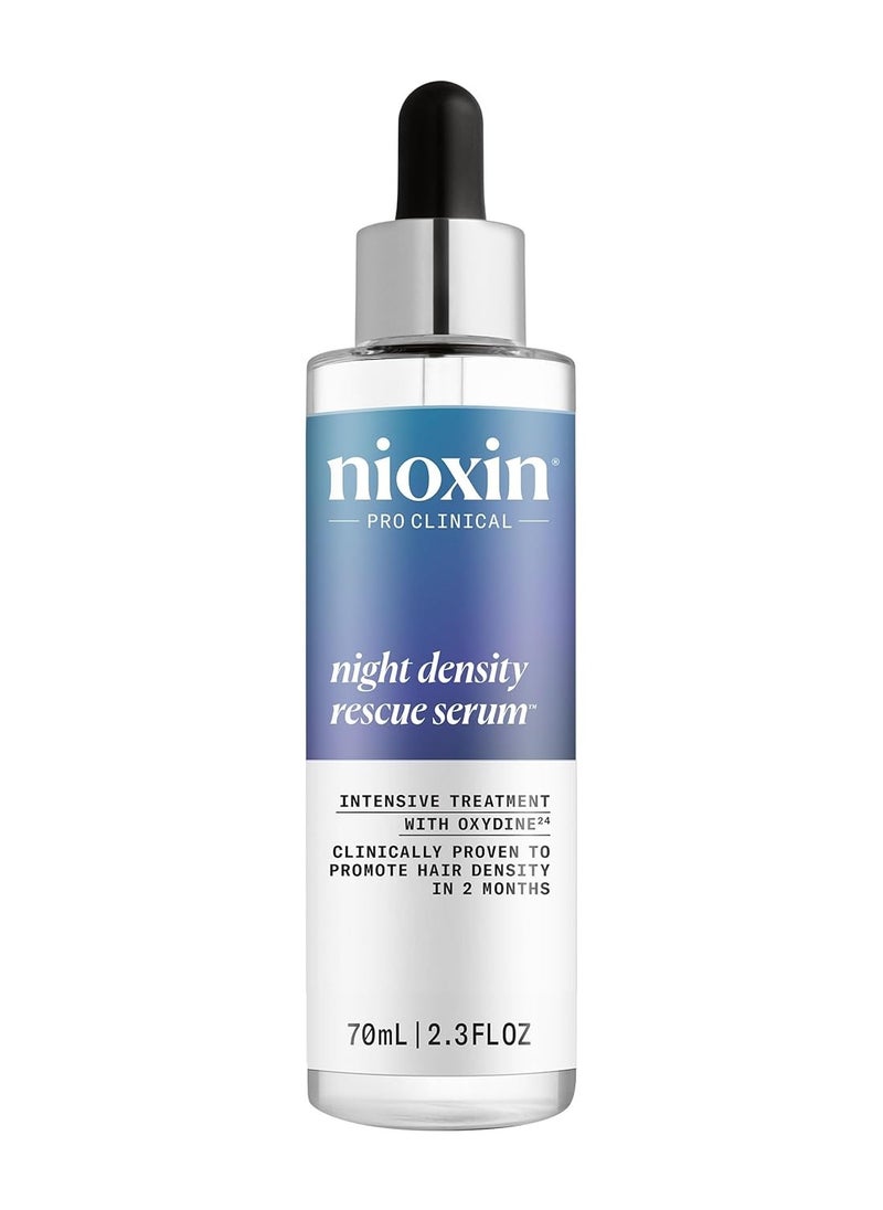 Nioxin Night Density Rescue Serum - Overnight Hair Thickening Serum, 2.4 fl oz (Packaging May Vary)