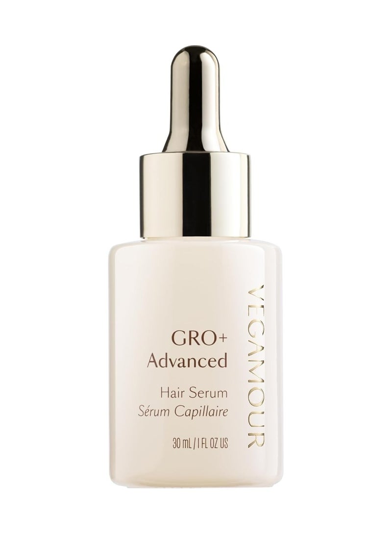 VEGAMOUR GRO+ Advanced Hair Serum | Improves Hair Density, Reduces Shedding and Promotes a Balanced Scalp | For Severe Signs of Thinning | Formulated Without Fragrance, Vegan, Cruelty-Free