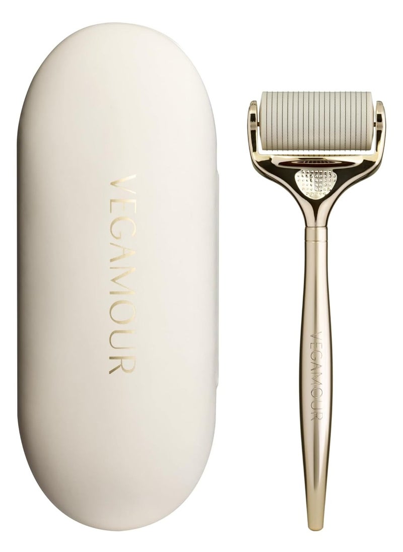 VEGAMOUR GRO+ Advanced Dermaroller | 1,200 Microneedle 0.25mm Scalp Tool | Gently Exfoliates the Scalp | Wide Head for Maximum Coverage
