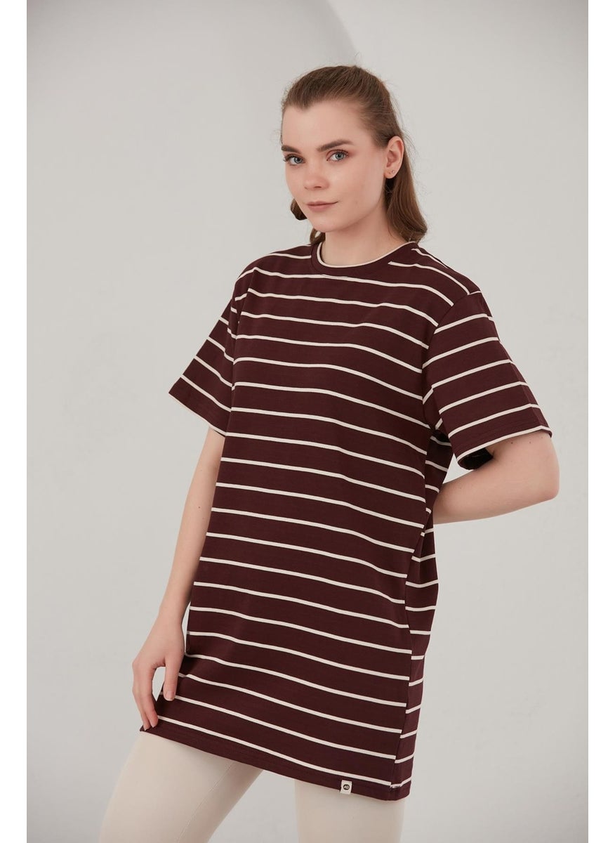 Striped Oversize Fit T-Shirt (B22-71906)