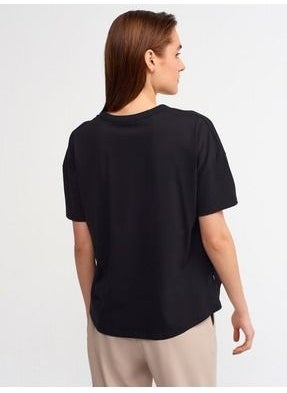 30123 Oversize T-shirt-Black