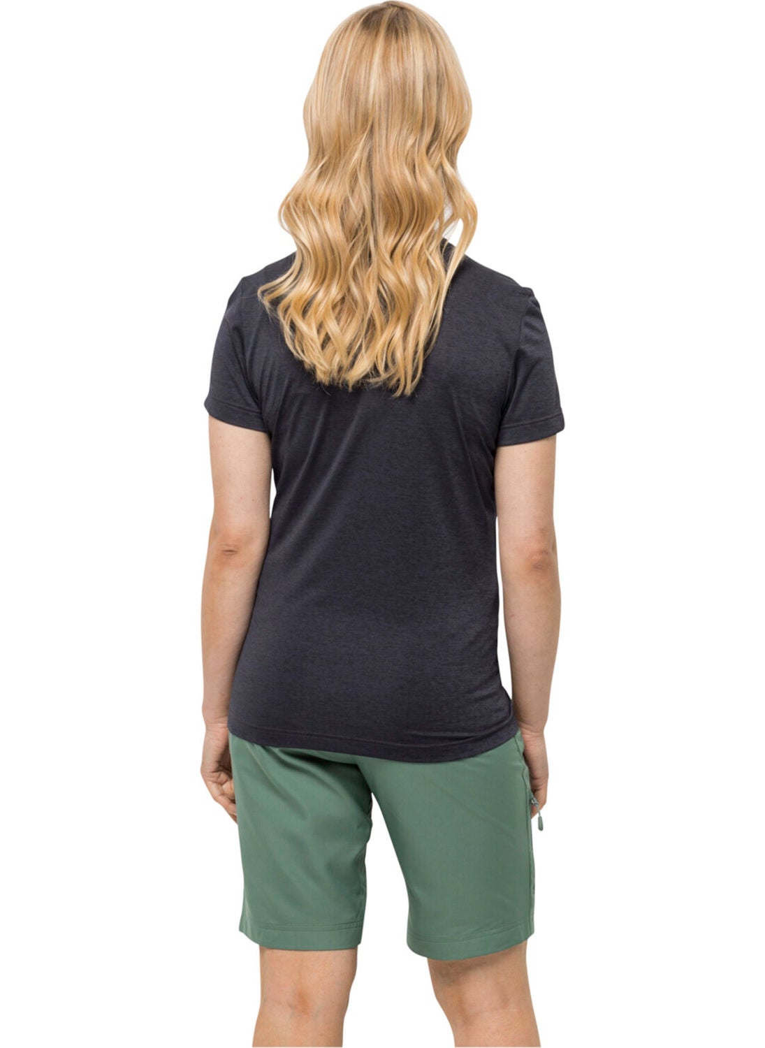 V Neck Dark Gray Women's T-Shirt 1801693_1388 Crosstrail T Women