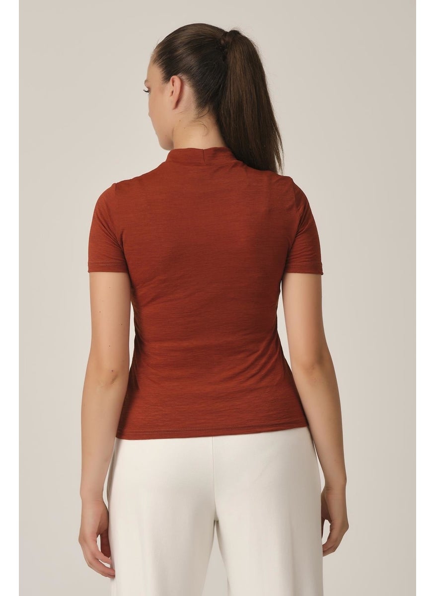 Stand-up Collar T-Shirt (B20-35912)