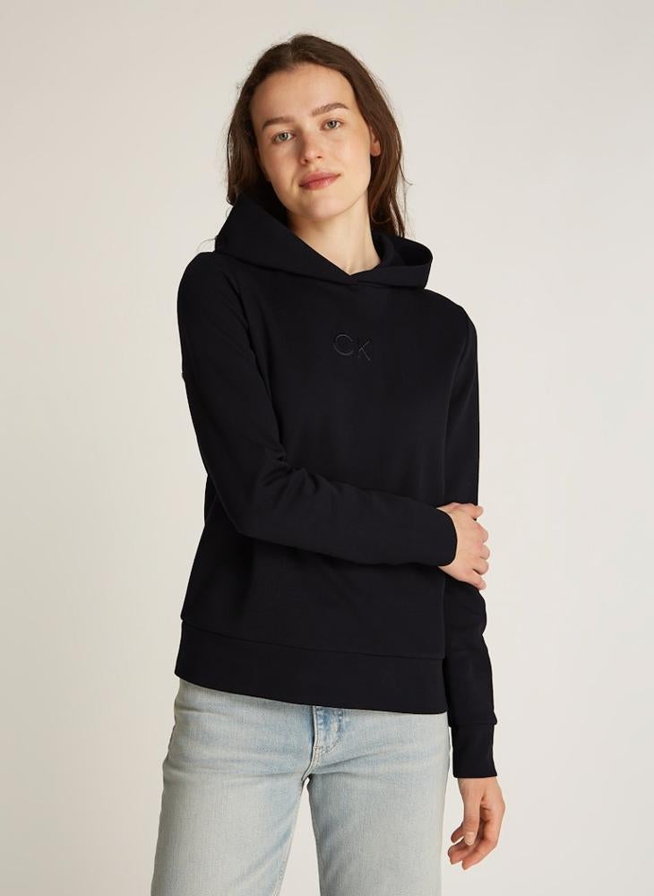 Logo Drawstring Hoodie