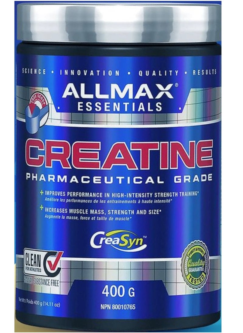 Creatine Monohydrate Powder 400g Unflavored