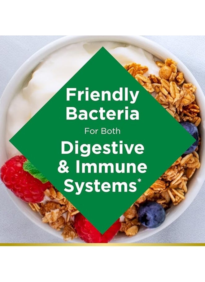 Natures Bounty Acidophilus Probiotic, Daily Probiotic Supplement, Supports Digestive Health, 1 Pack, 120 Tablets