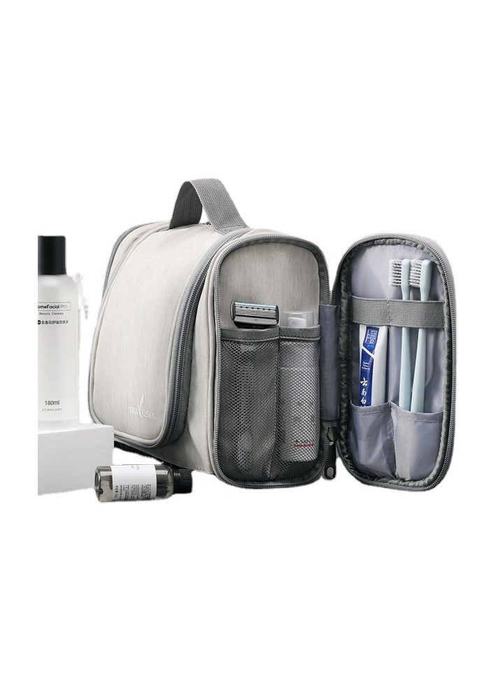 Lovehome Multi -Comparated Travel Bag with Large Capacity - Gray Colour:Gray Size:25*11.5*21cm