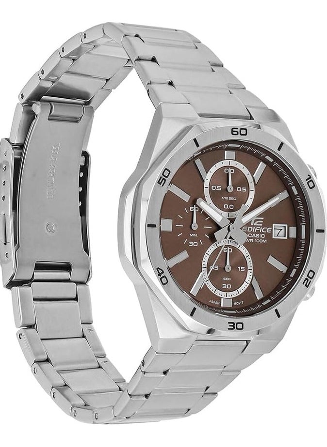 Casio Edifice Chronograph Brown Dial Men's Watch | EFV-640D-5AVUDF