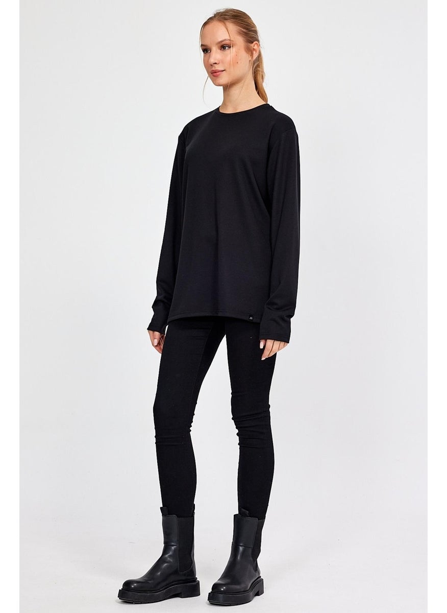 Crew Neck Basic Oversize Sweatshirt (E23-00160 00)