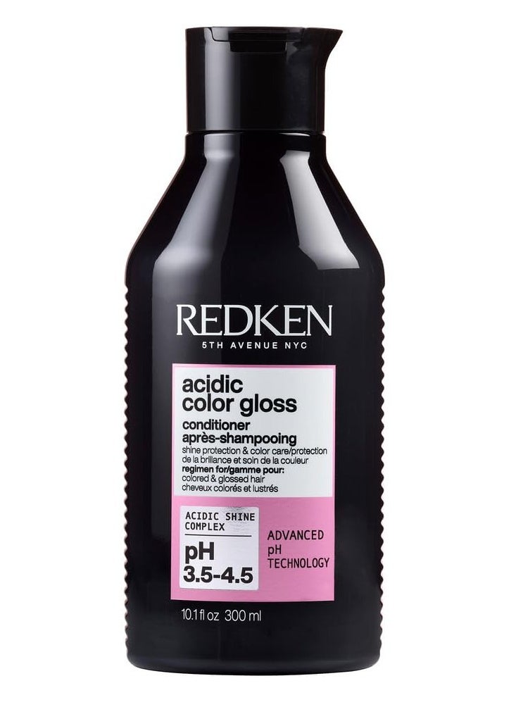 Redken Acidic Color Gloss Conditioner for Color-Treated Hair with Color Protection | To Help Prolong Hair Color and Add Shine