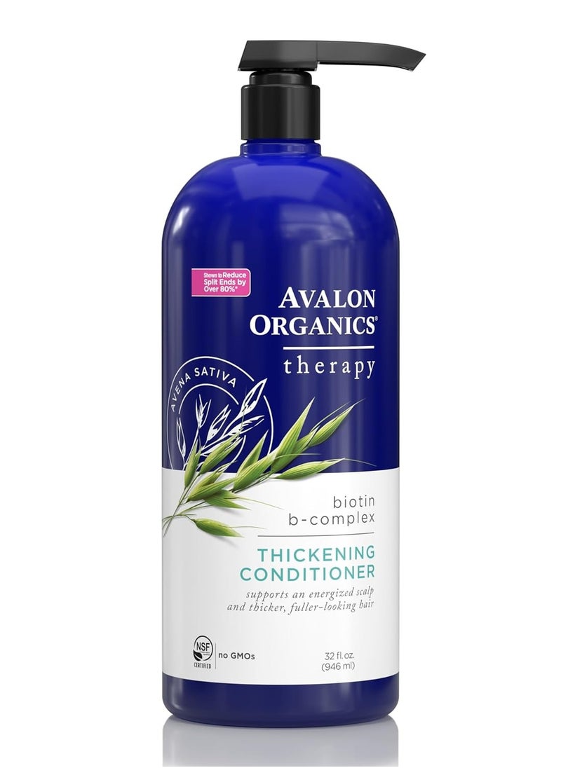 Avalon Organics Therapy Thickening Conditioner, Biotin B-Complex, 32 Oz