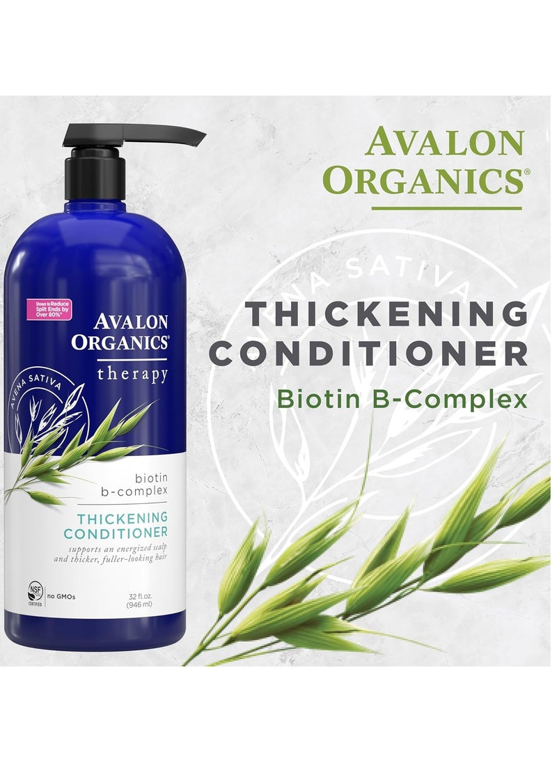 Avalon Organics Therapy Thickening Conditioner, Biotin B-Complex, 32 Oz