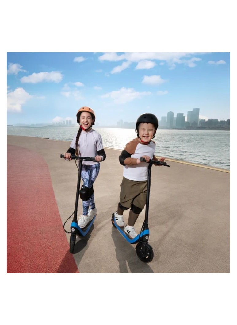 Segway Ninebot Kickscooter C2 Lite Blue | 3 Riding Modes | 7-inch solid tyres | Mechnical Handbrake | Water Resistance IPX4 | 6-10 years old kids | Blue