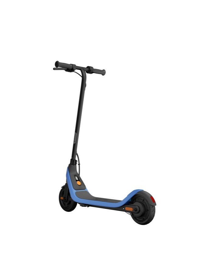 Segway Ninebot Kickscooter C2 Lite Blue | 3 Riding Modes | 7-inch solid tyres | Mechnical Handbrake | Water Resistance IPX4 | 6-10 years old kids | Blue