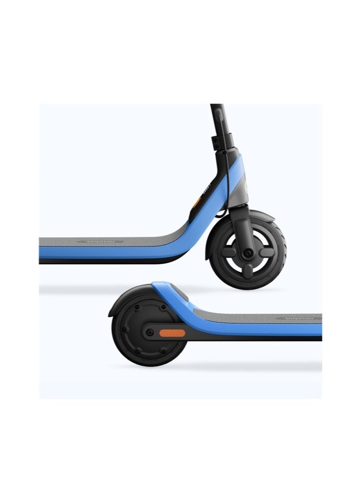 Segway Ninebot Kickscooter C2 Lite Blue | 3 Riding Modes | 7-inch solid tyres | Mechnical Handbrake | Water Resistance IPX4 | 6-10 years old kids | Blue