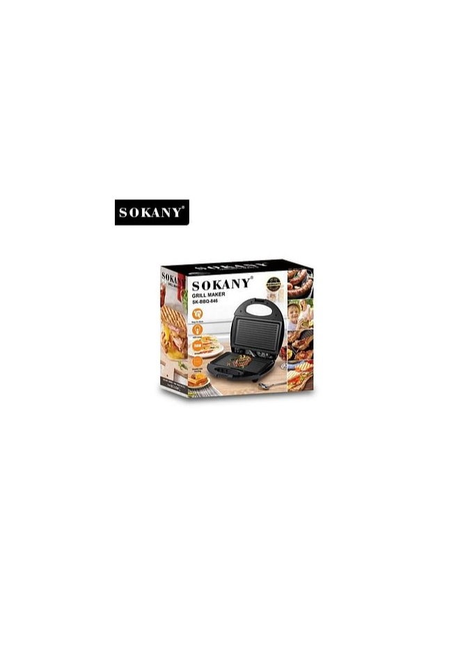 SOKANY SK-BBQ-846 Multifunctional Electric Toaster Sandwich Steak Grills Preparatory Toaster 700W