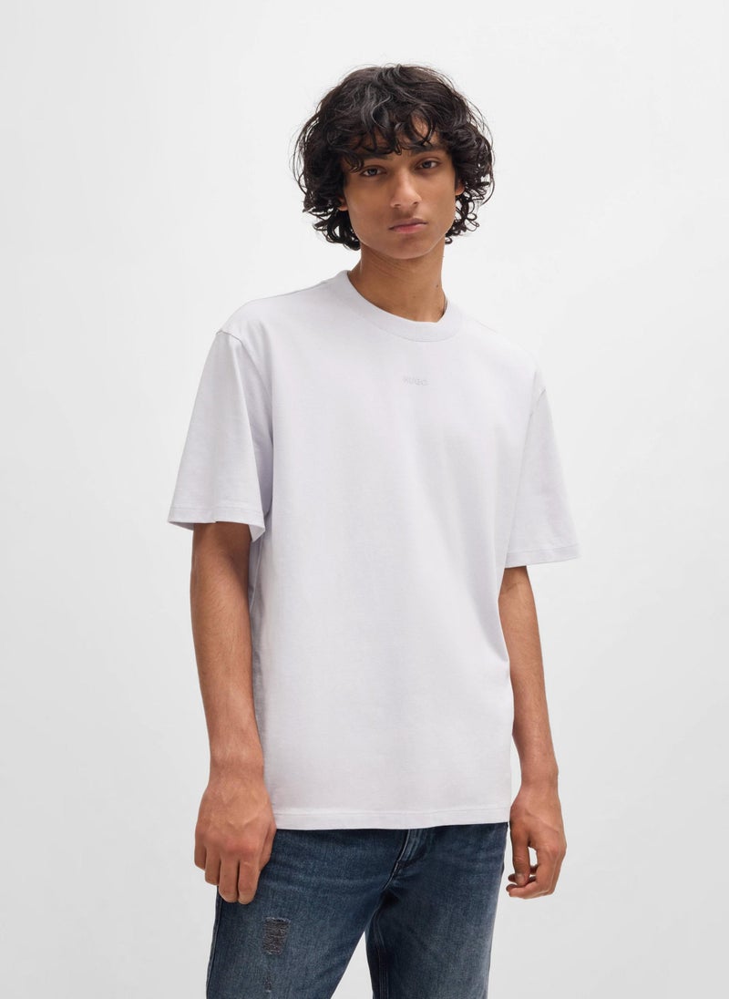 Relaxed-fit T-shirt in cotton with logo print