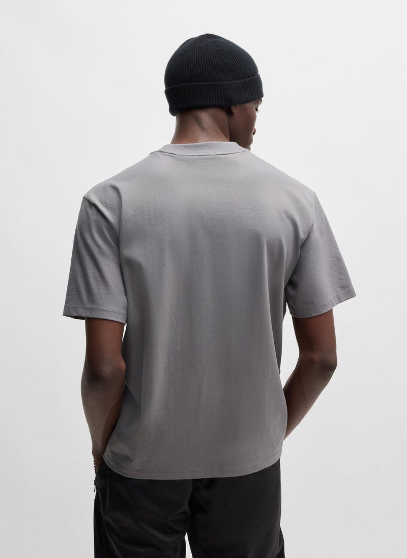 Relaxed-fit T-shirt in cotton with logo print