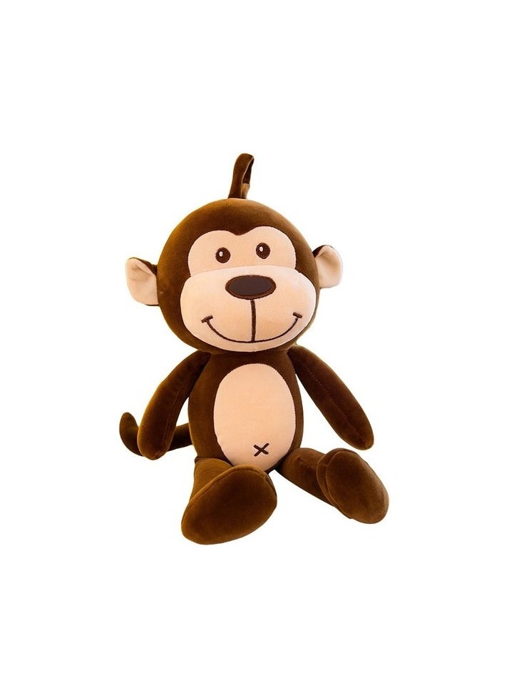 50 cm Cute Cute Monkey Baby Plush Toy Soft Pillow Monkey Plush Stuffed Animal Children Colour:Brown