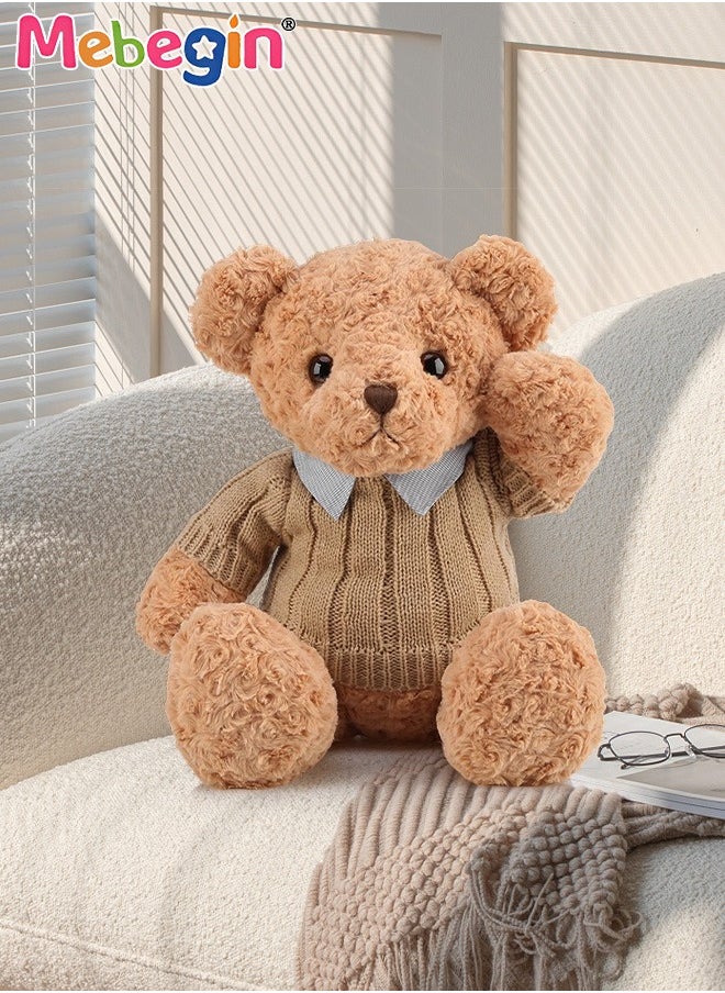 50cm Stuffed Teddy Bear, Unique Shape Teddy Bear, Shaggy Stuffed Brown Bear, Adorable Plush Toy, Made of Soft Premium Stuffing Material, Interior Decoration, Fun Themed Room Decor, Ideal Gift for Al